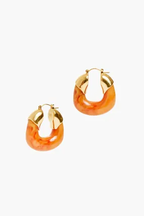 Mocha Organic Hoops