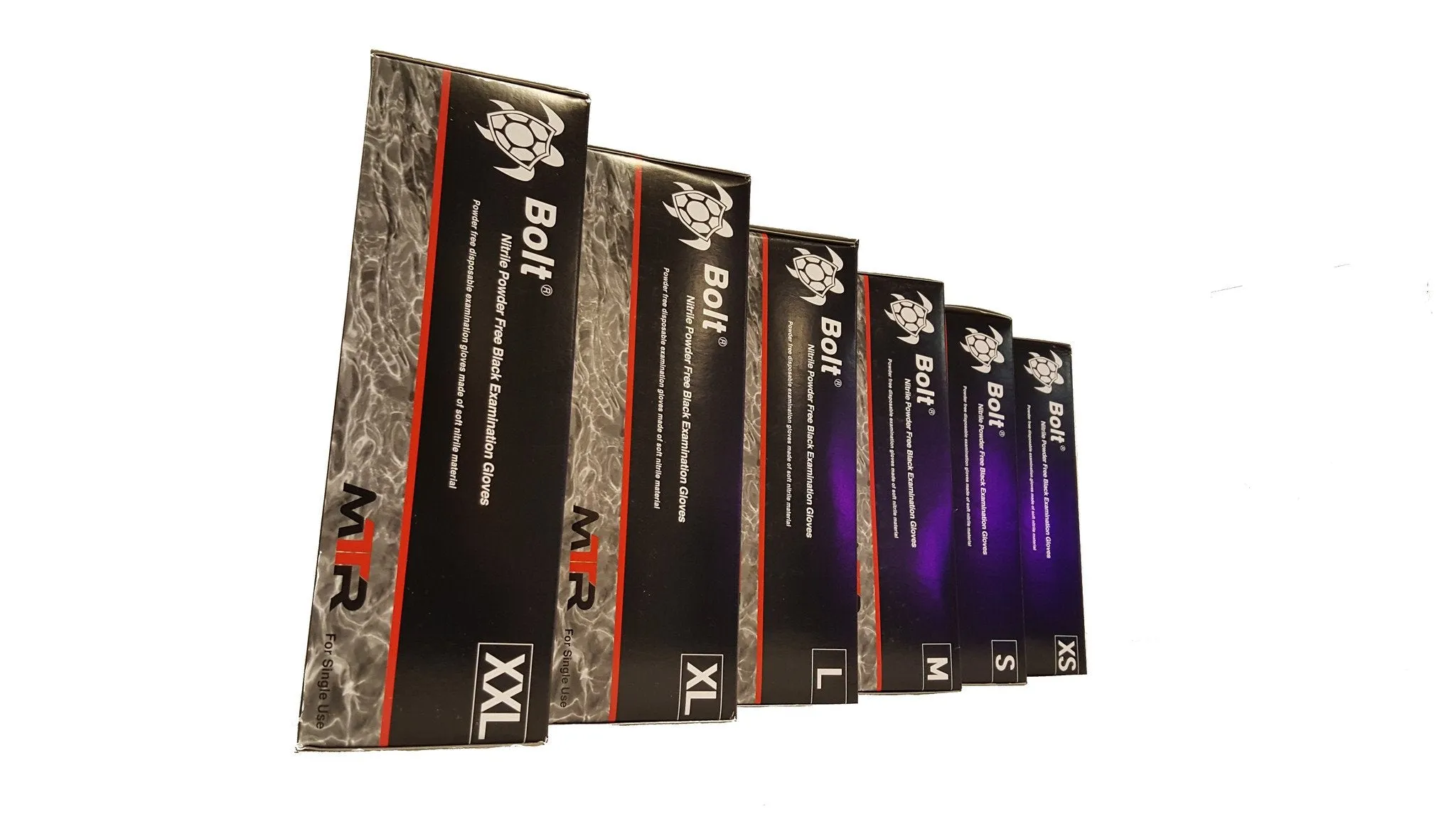 MTR Guard and Bolt Nitrile Gloves - Fentanyl and Chemo Rated - 10 Boxes/1000 Gloves