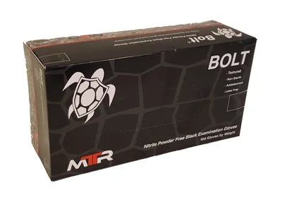 MTR Guard and Bolt Nitrile Gloves - Fentanyl and Chemo Rated - 10 Boxes/1000 Gloves