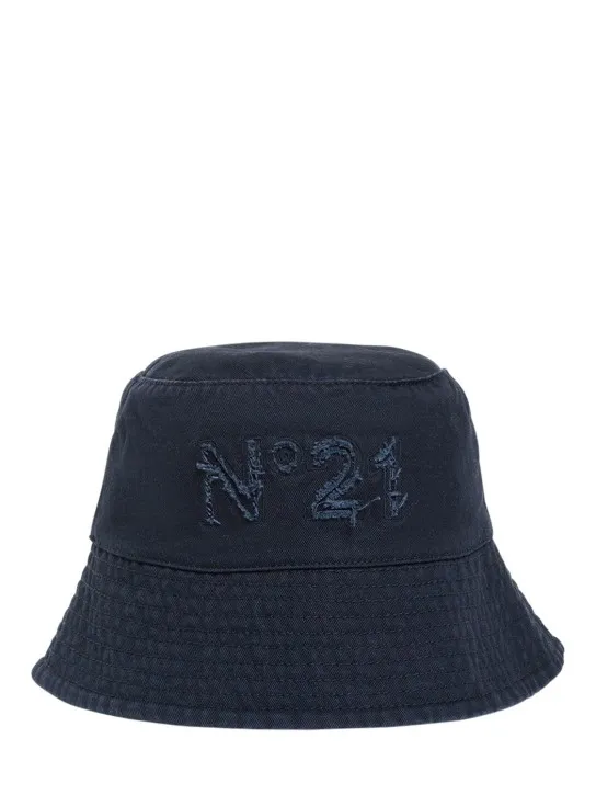 N°21   Cotton bucket hat w/logo 