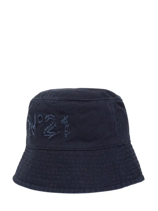 N°21   Cotton bucket hat w/logo 