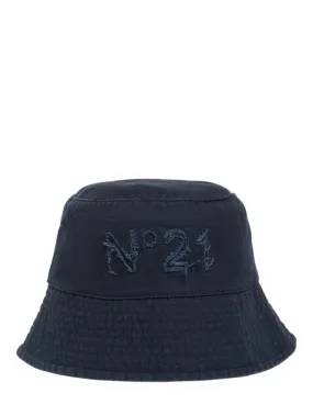 N°21   Cotton bucket hat w/logo 