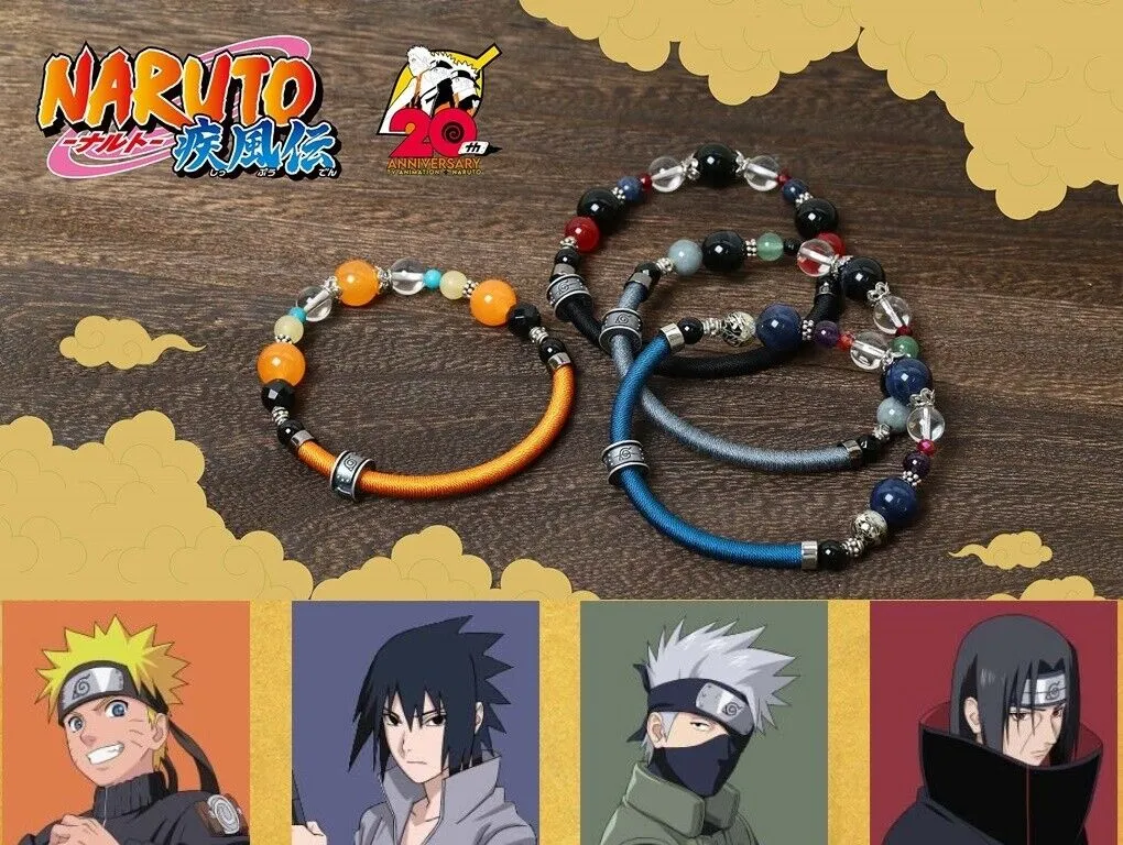 Naruto Shippuden 20th Anniversary Kakashi Hatake Wind Cord Bracelet Jewelry