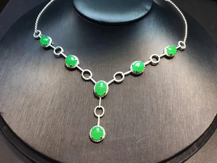 Natural Jade Necklace Jadeite Necklace NNE006