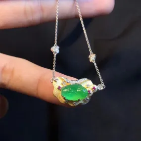 Natural Jade Necklace Jadeite Necklace NNE050