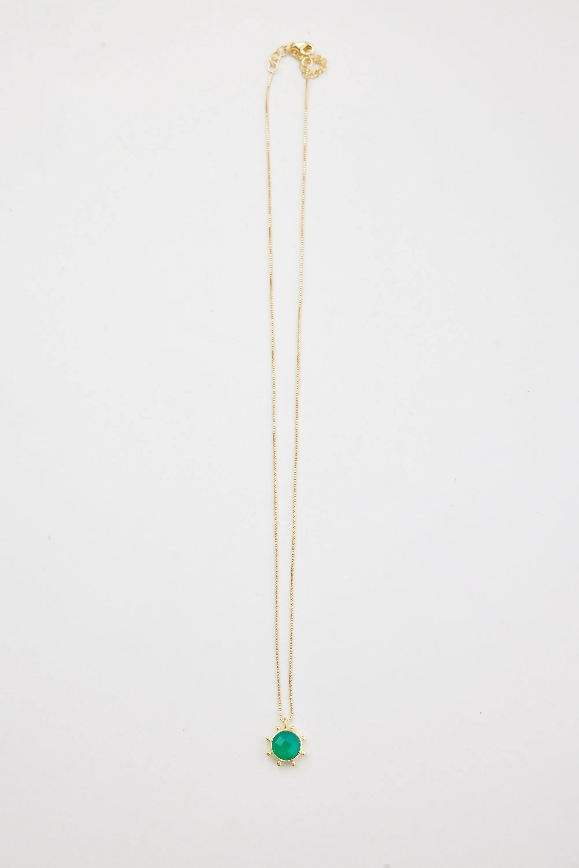 Necklace - Yves Green Onyx