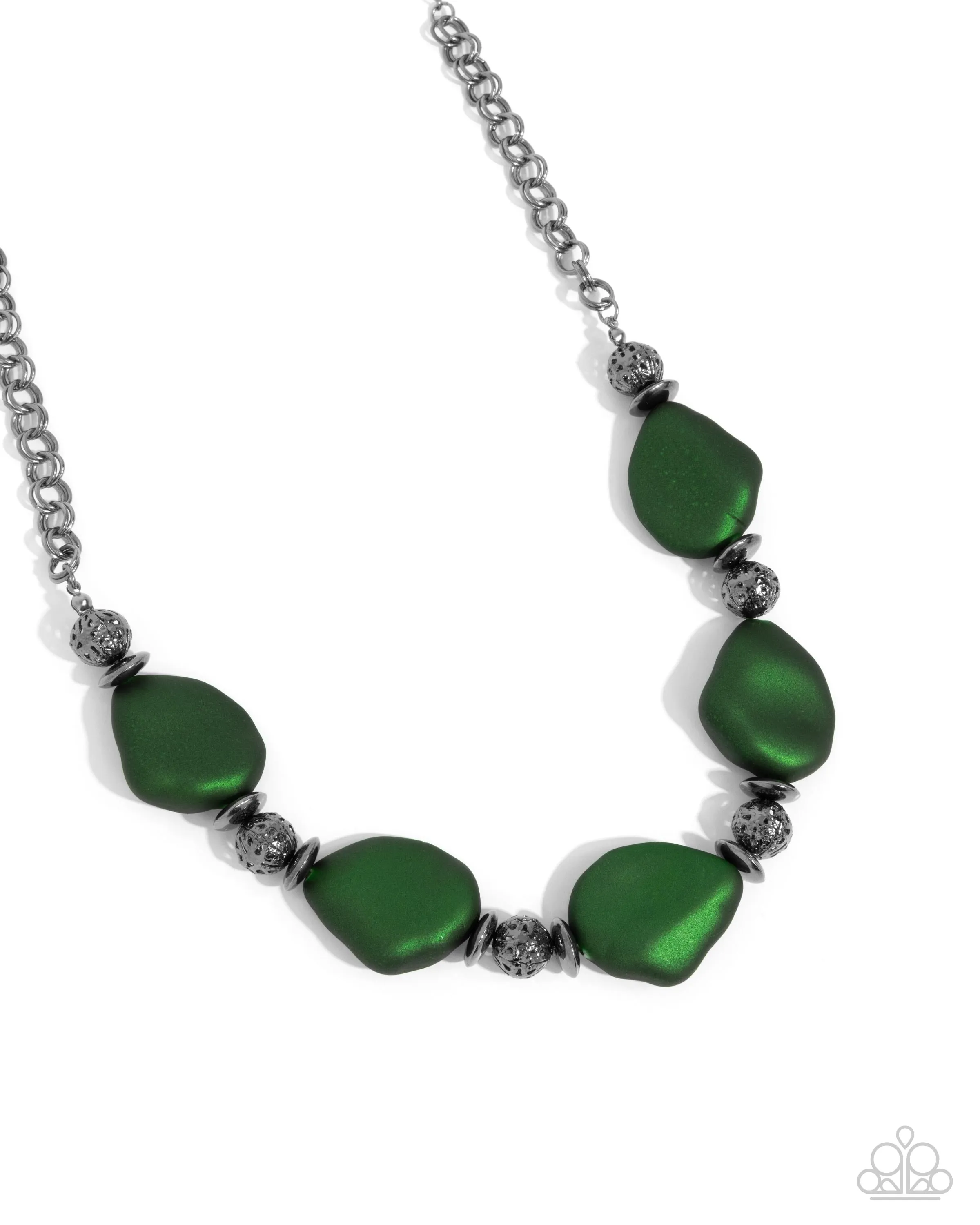 Necklaces Refulgent Reformation - Green N2450