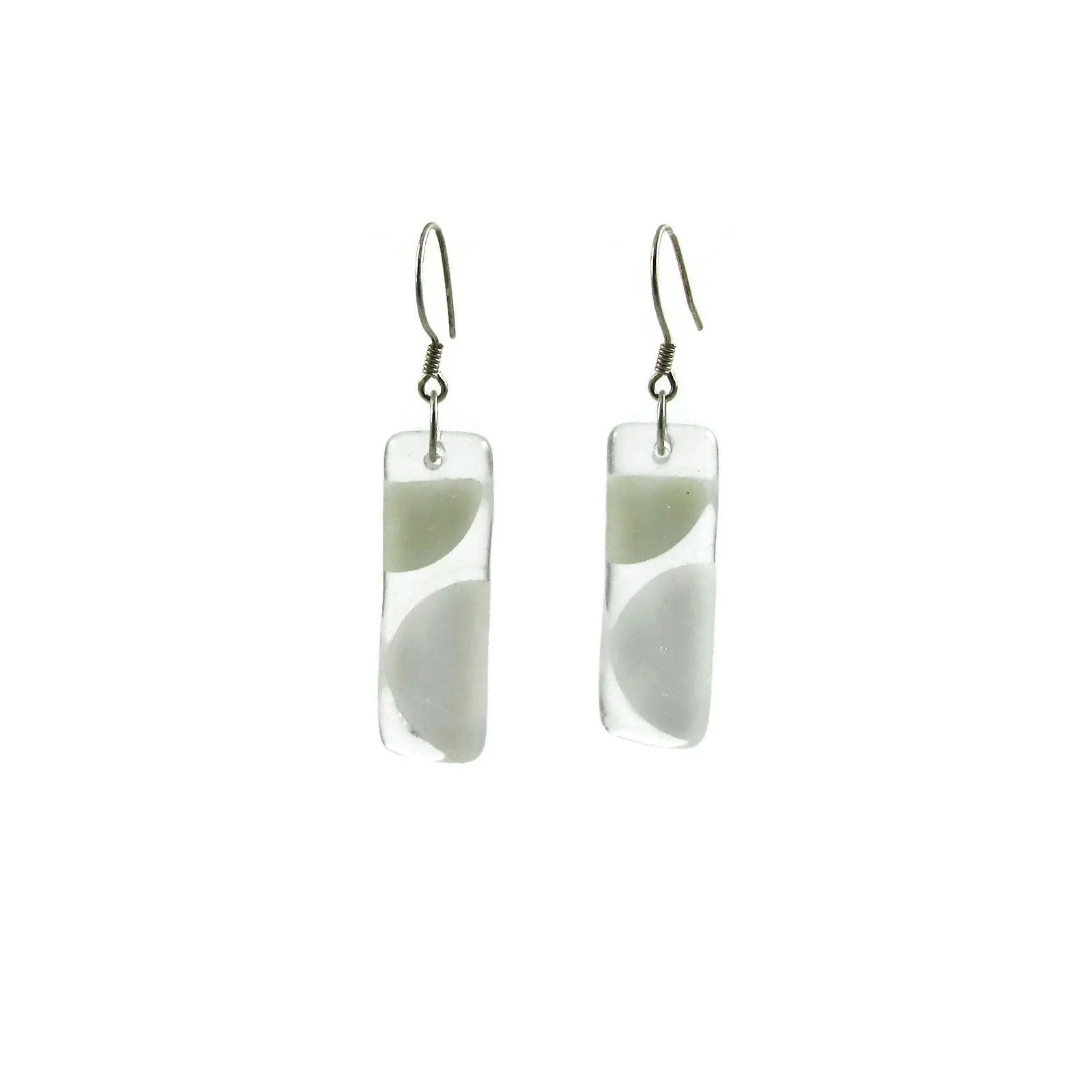 Onda Glass Earrings - Amber
