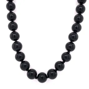 Onyx Bead Necklace