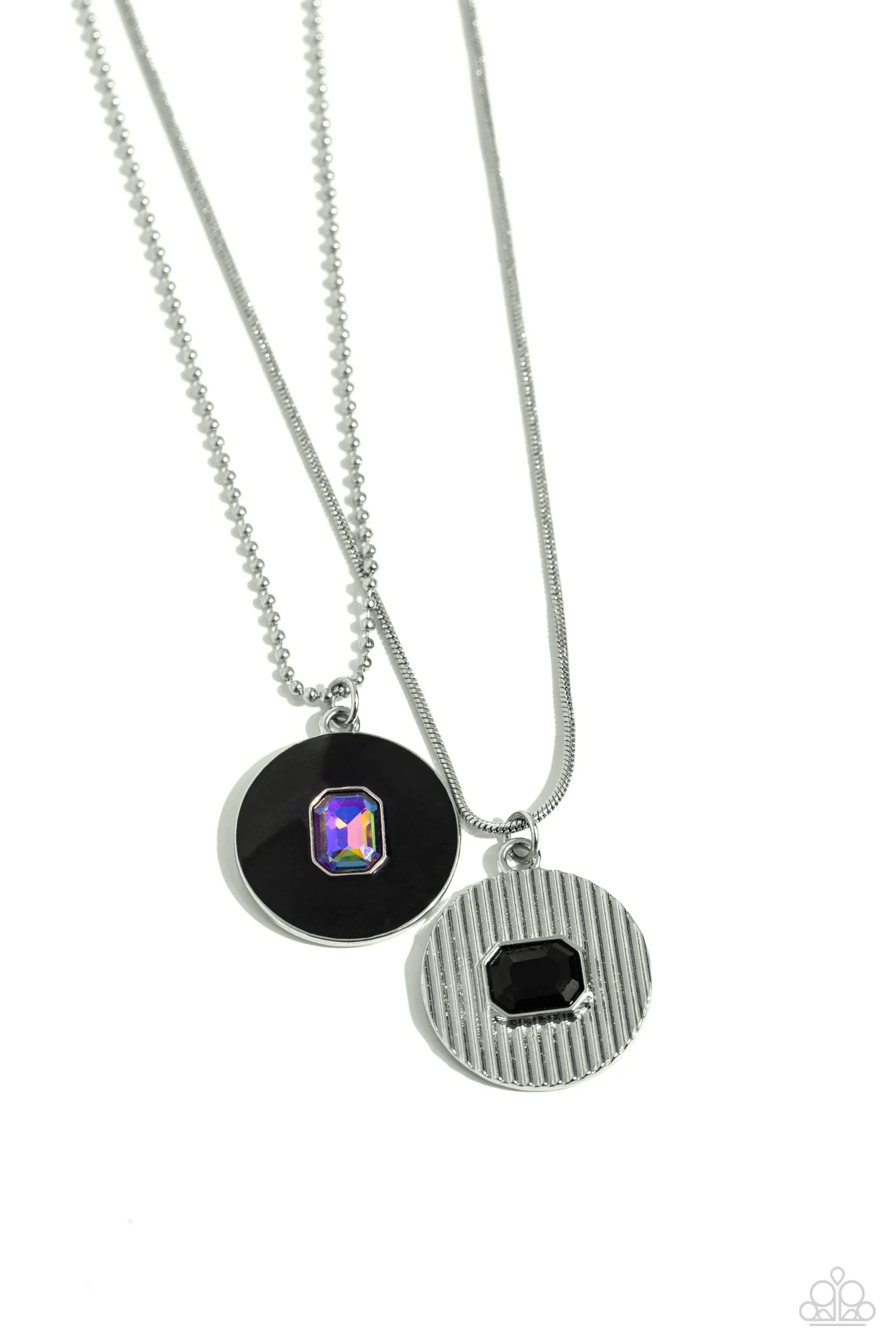 Open Door Jewelry - Cryptic Couture - Black Necklace - Paparazzi Accessories