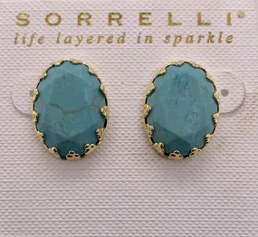 Oval Stud Earrings