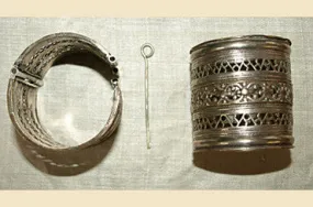 Pair of Delicate, Wide Afghanistan-made Cuffs