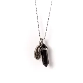 Pendant Necklace Silver | Black Onyx