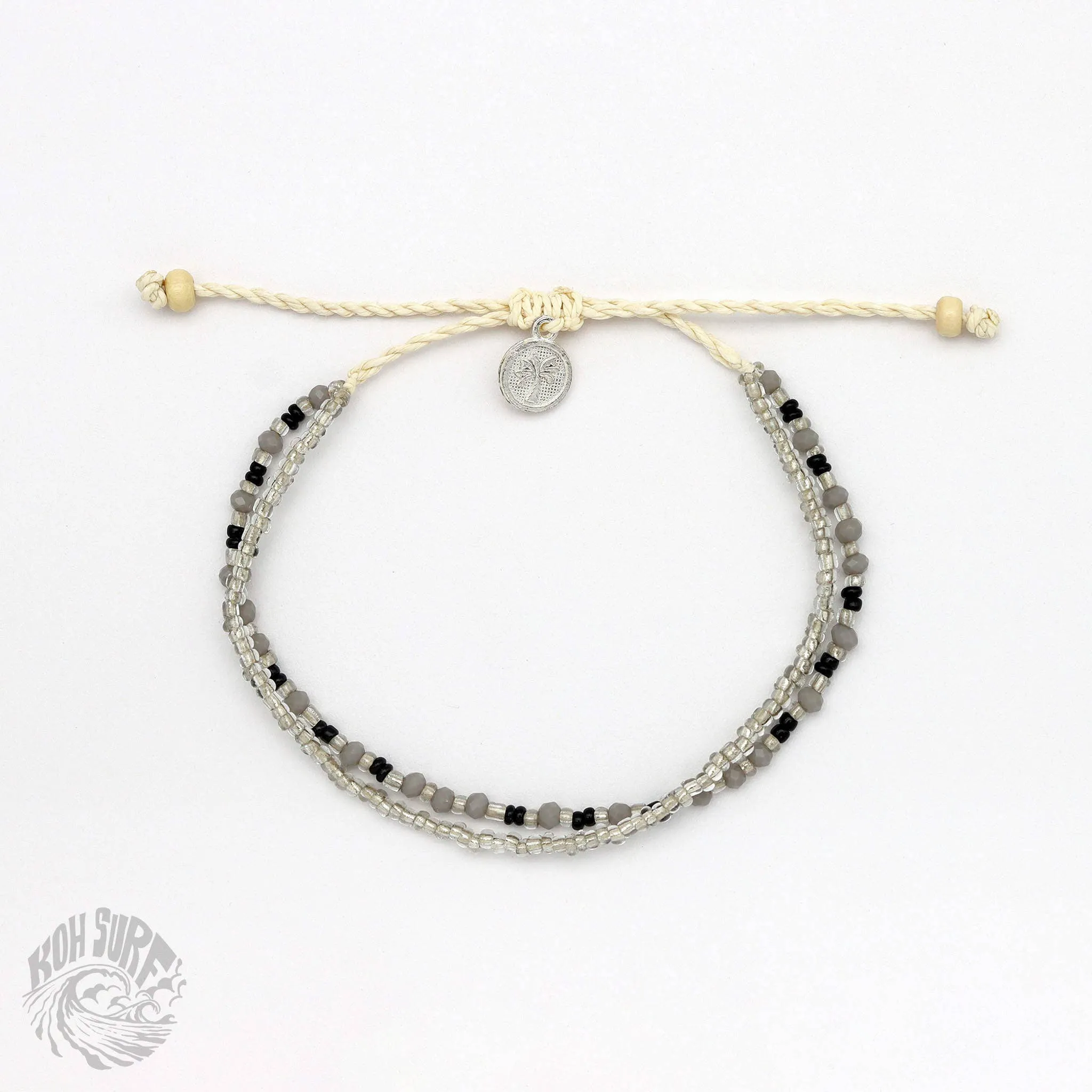 Pineapple Island -  Kanawa Beach Beaded Bracelet, Surf Bracelet by Koh Surf : Earth Tones