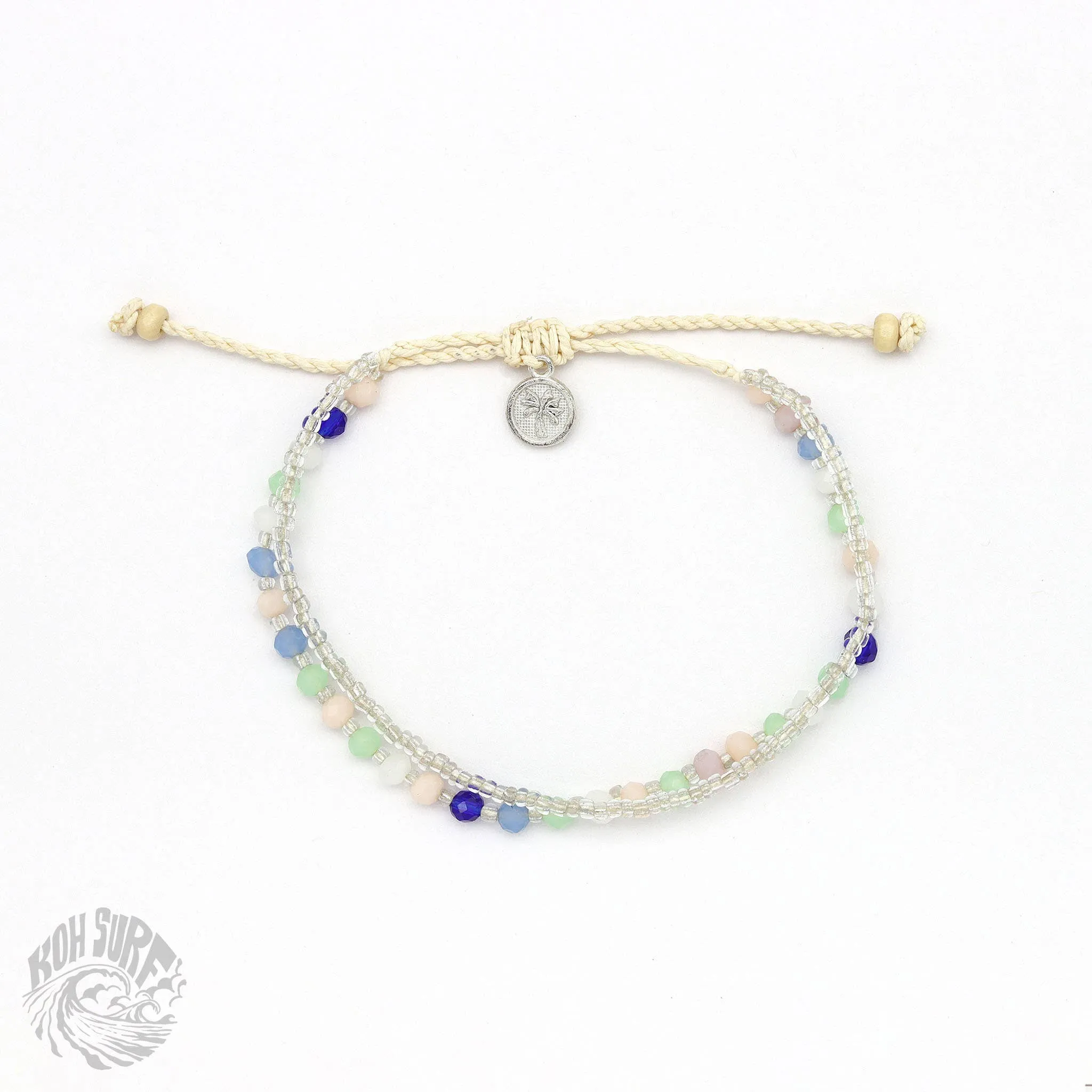 Pineapple Island -  Kanawa Beach Beaded Bracelet, Surf Bracelet by Koh Surf : Earth Tones