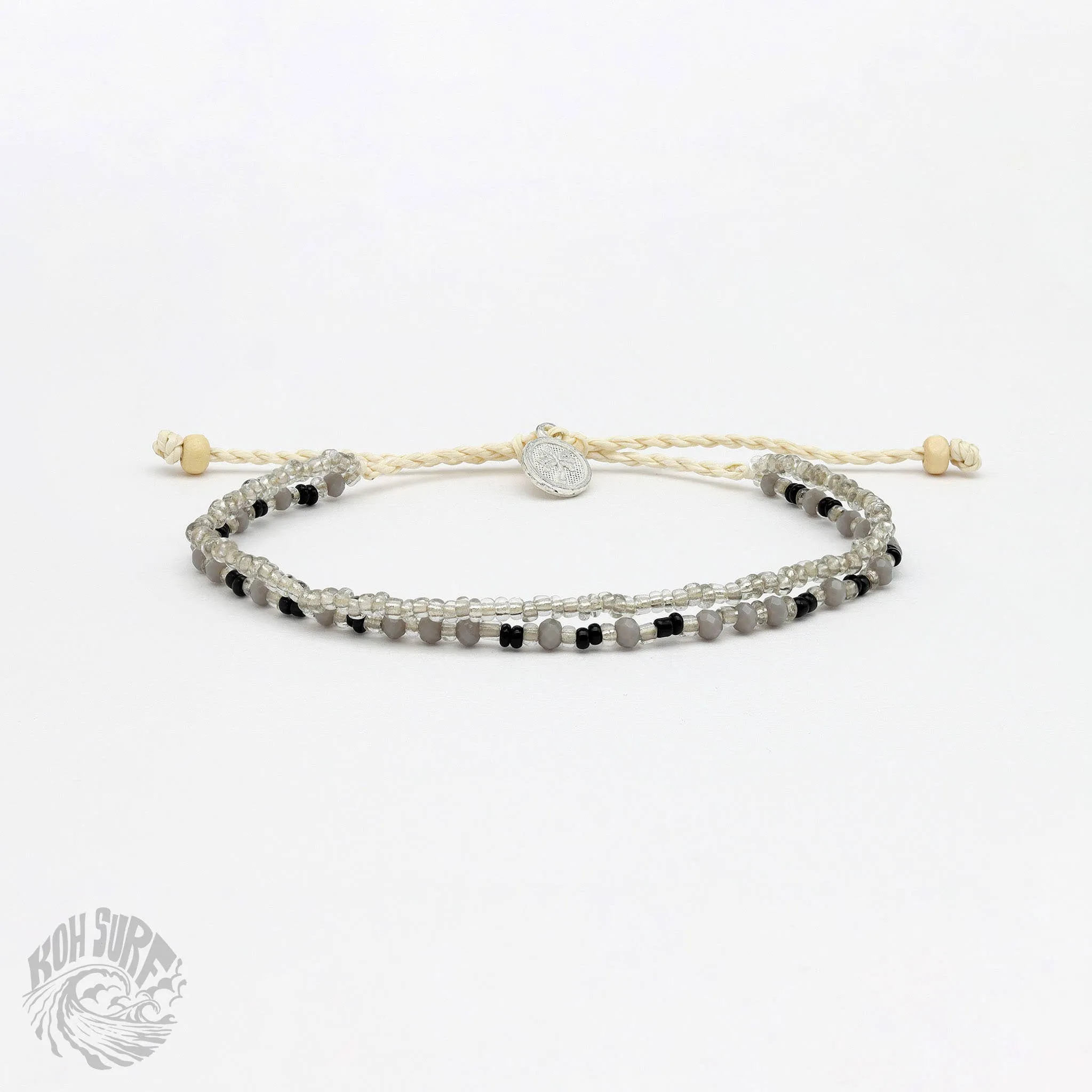 Pineapple Island -  Kanawa Beach Beaded Bracelet, Surf Bracelet by Koh Surf : Earth Tones
