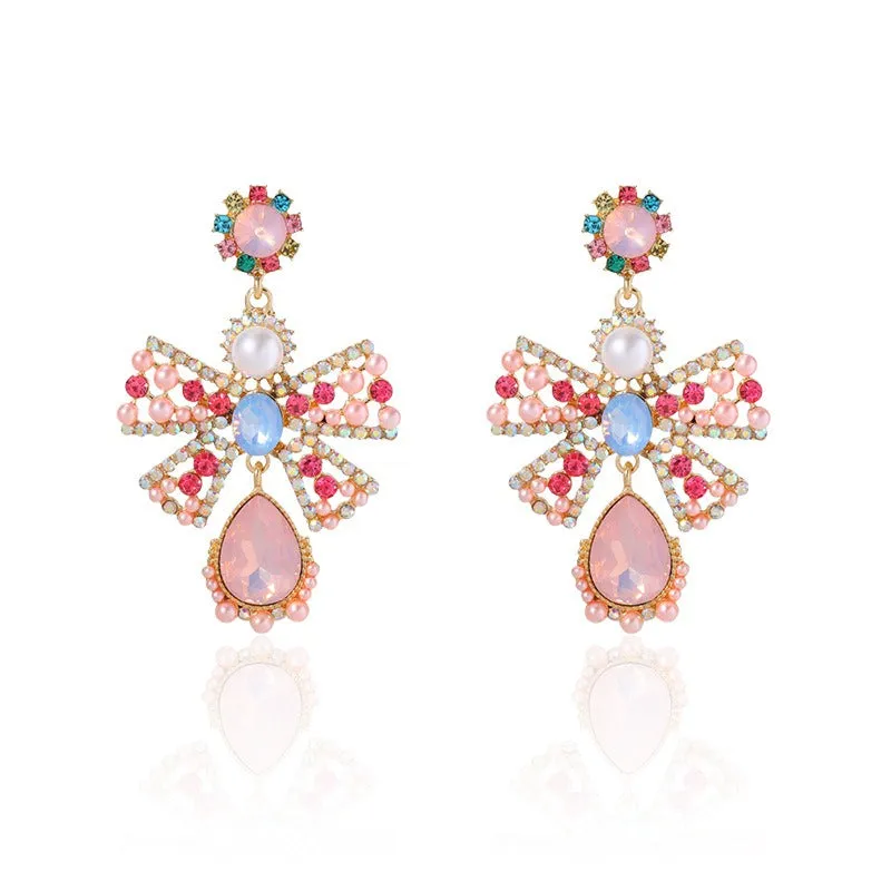 Pre Order:  Boho Alloy Pearl Stud Earrings