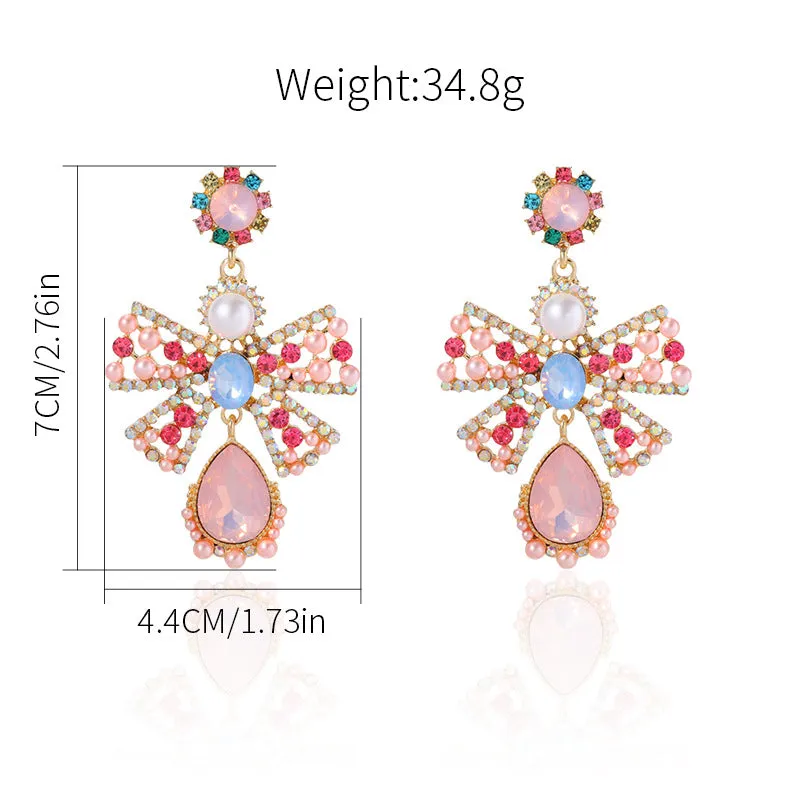 Pre Order:  Boho Alloy Pearl Stud Earrings