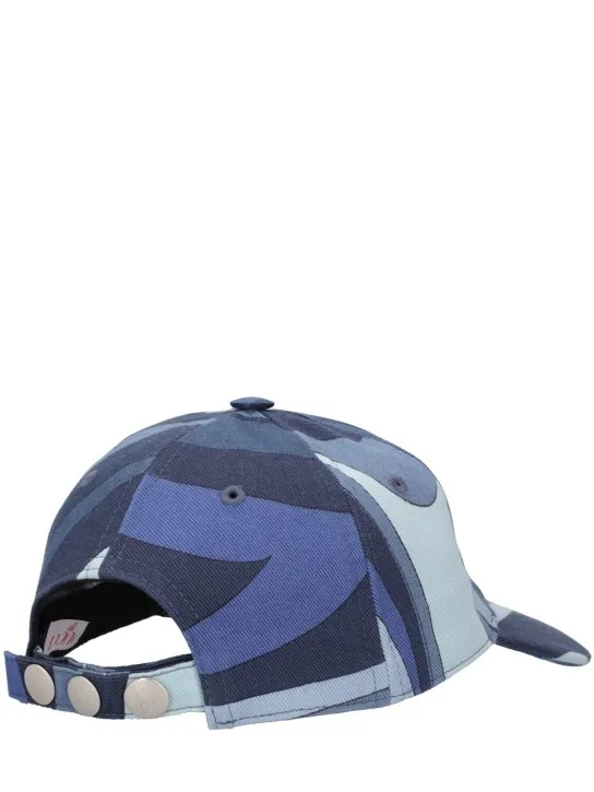 Pucci   Cotton gabardine baseball hat 