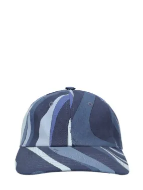 Pucci   Cotton gabardine baseball hat 