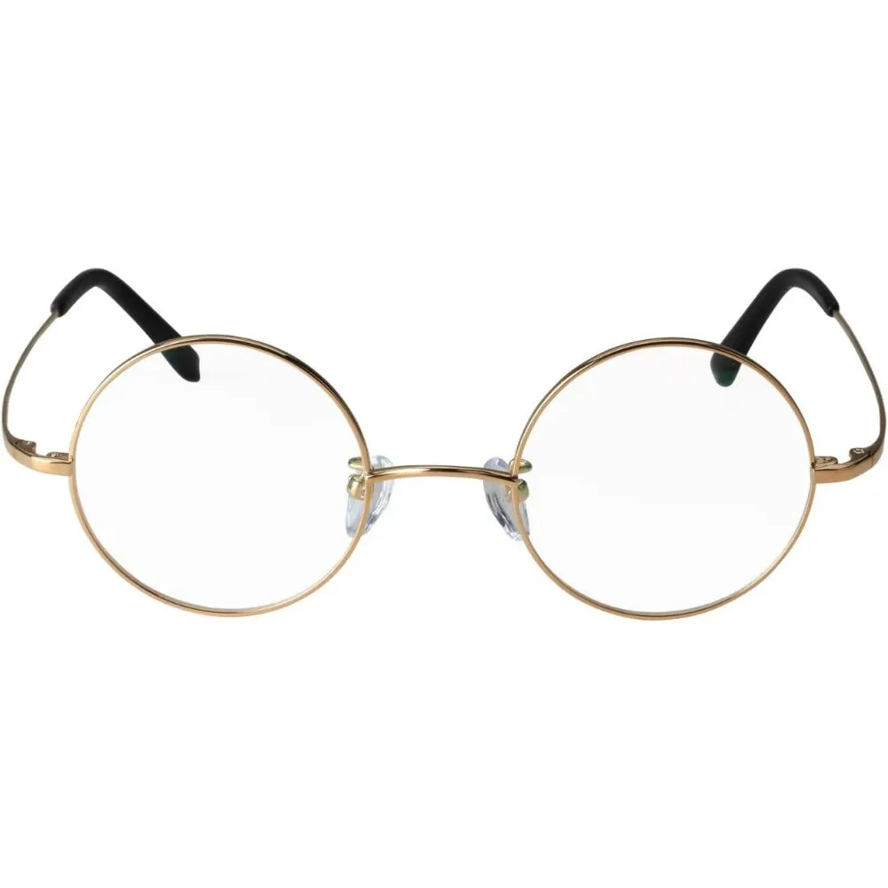Pure Titanium 44mm Retro Round Eyeglasses A8786