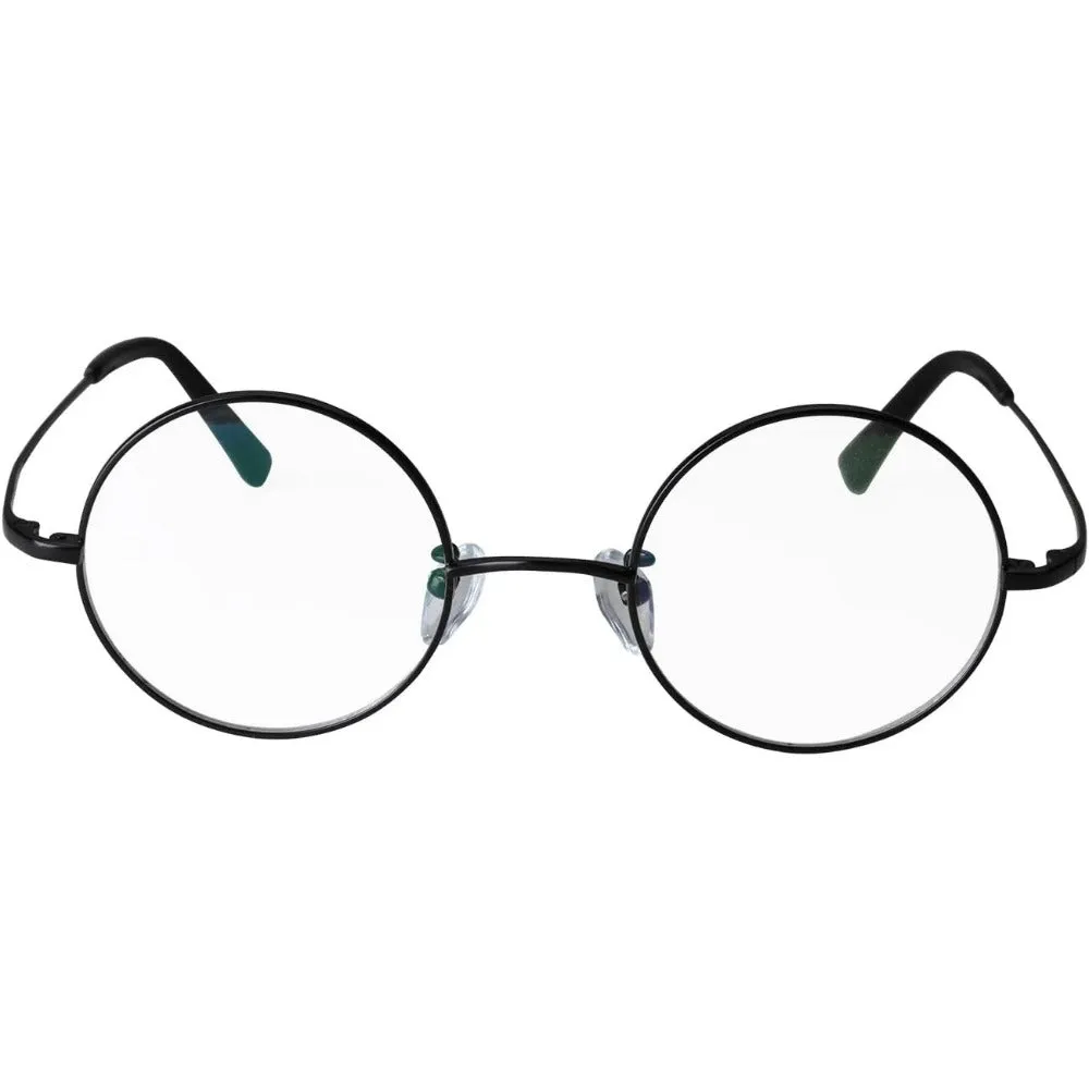 Pure Titanium 44mm Retro Round Eyeglasses A8786