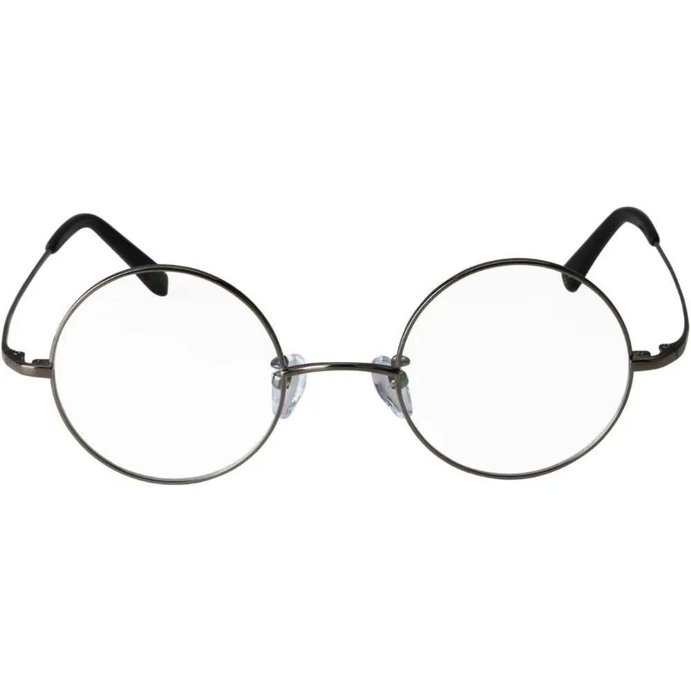 Pure Titanium 44mm Retro Round Eyeglasses A8786