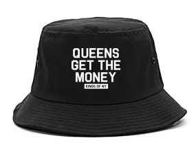 Queens Get The Money Mens Bucket Hat
