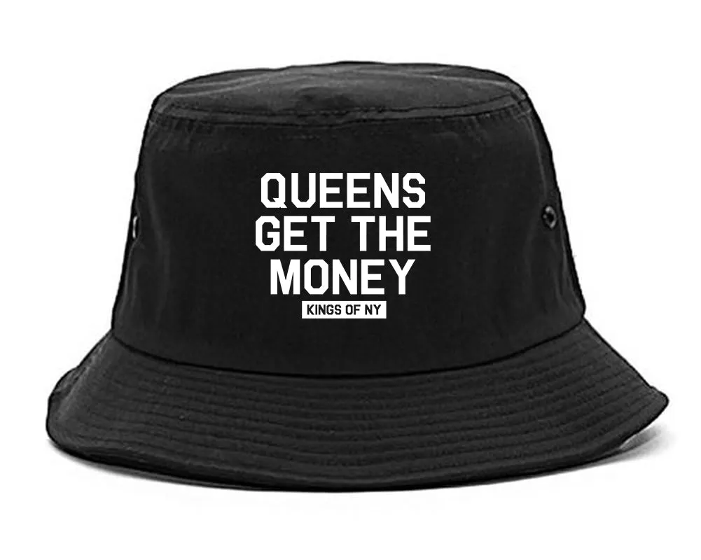 Queens Get The Money Mens Bucket Hat