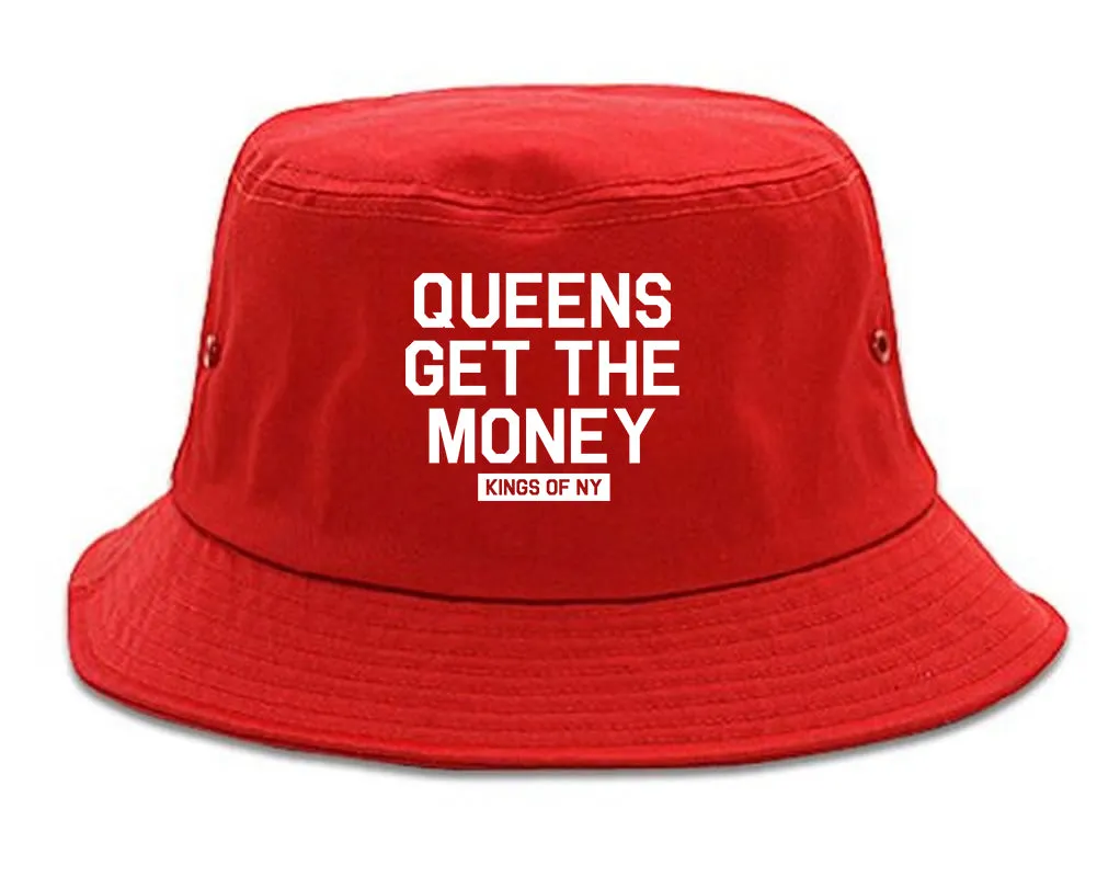 Queens Get The Money Mens Bucket Hat