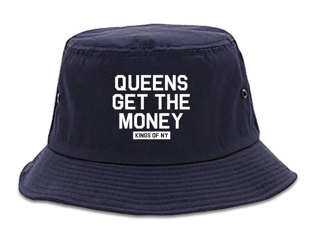 Queens Get The Money Mens Bucket Hat