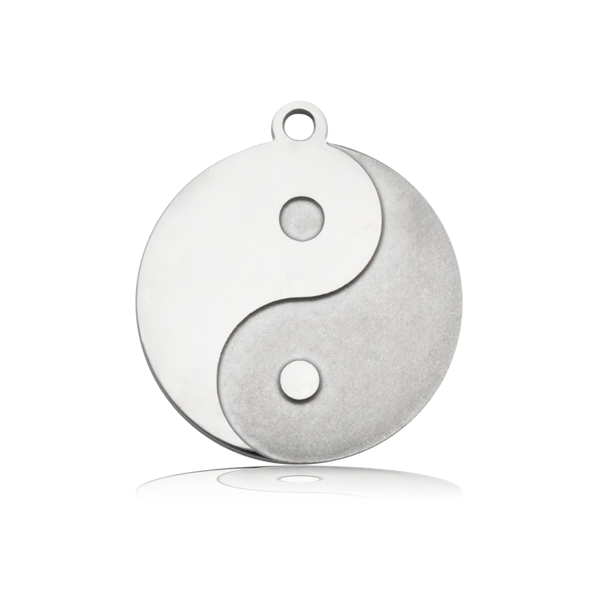 Raised Yin Yang Charm with Blue Opal Jade Charity Bracelet