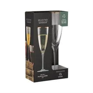 Rome Flute Glasses Set Of 2 - 330ml