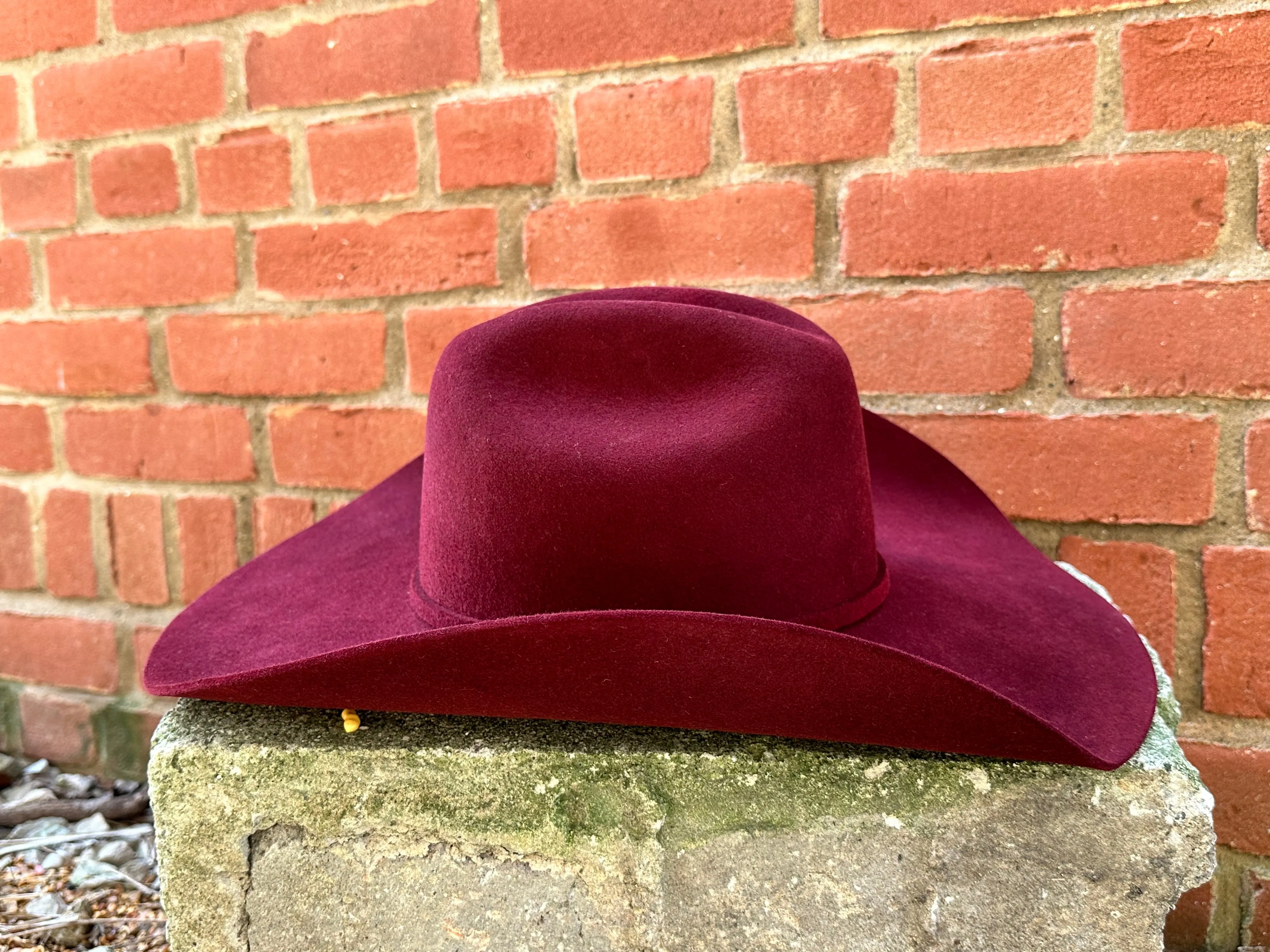 Serratelli Mesa Burgundy Pure Wool Cowboy Hat