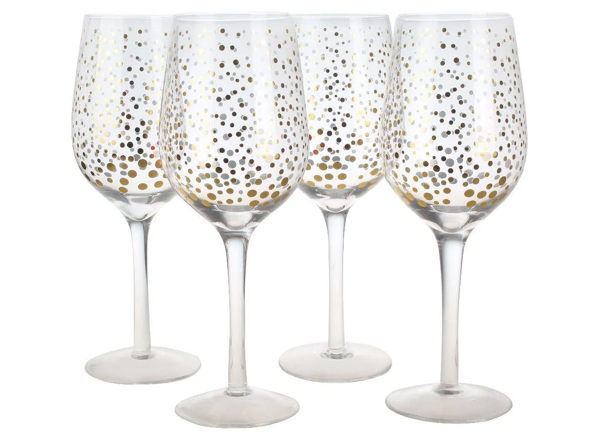 Set of 4 Sparkling Wine Glasses