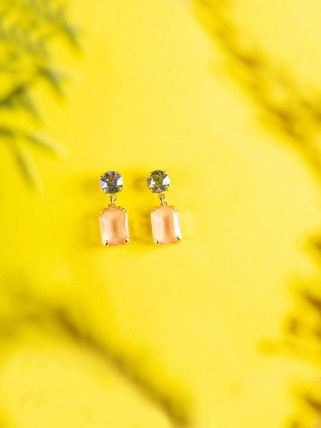 Shweta Tripathi Sharma In Irridescent Square Drop Earrings