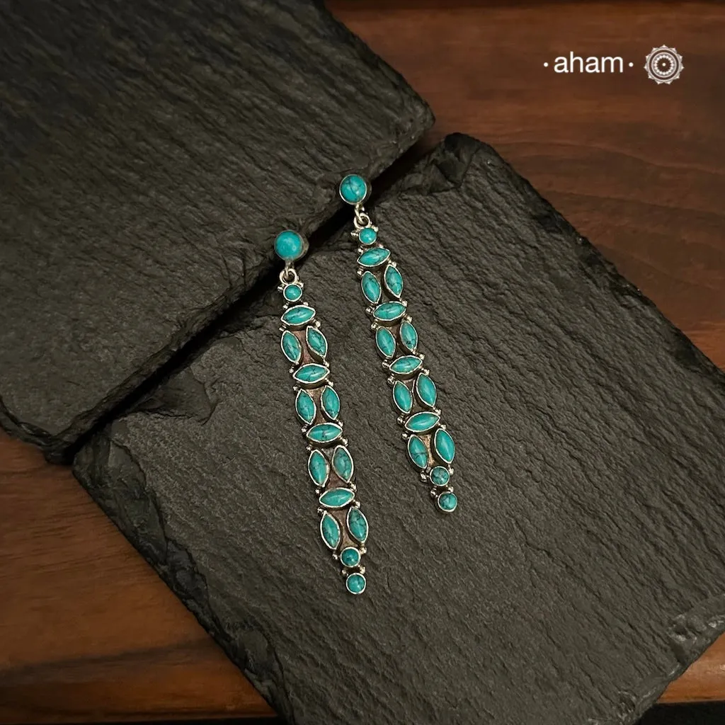 Summer Love Turquoise Silver Earring