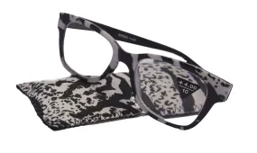 THE BOHEMIAN, Premium Reading Glasses High End Reading Glass  1.25 to  4 magnifying glasses, Square. optical Frames