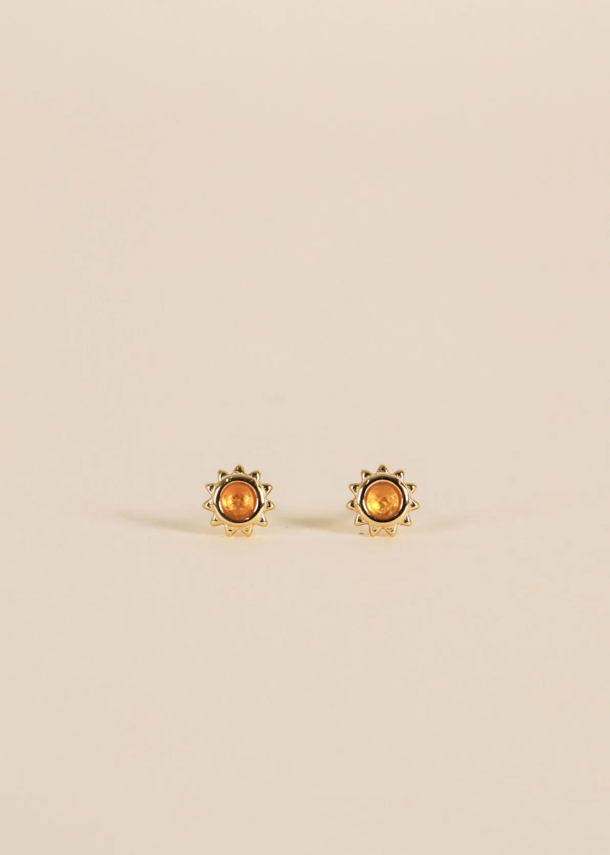 The Mini Energy Sun Studs - Amber (BALANCE)
