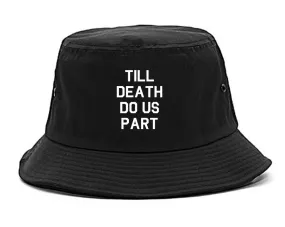 Till Death Do Us Part Skull Mens Bucket Hat