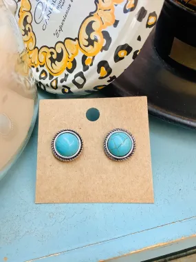 Turquoise Stud Earrings