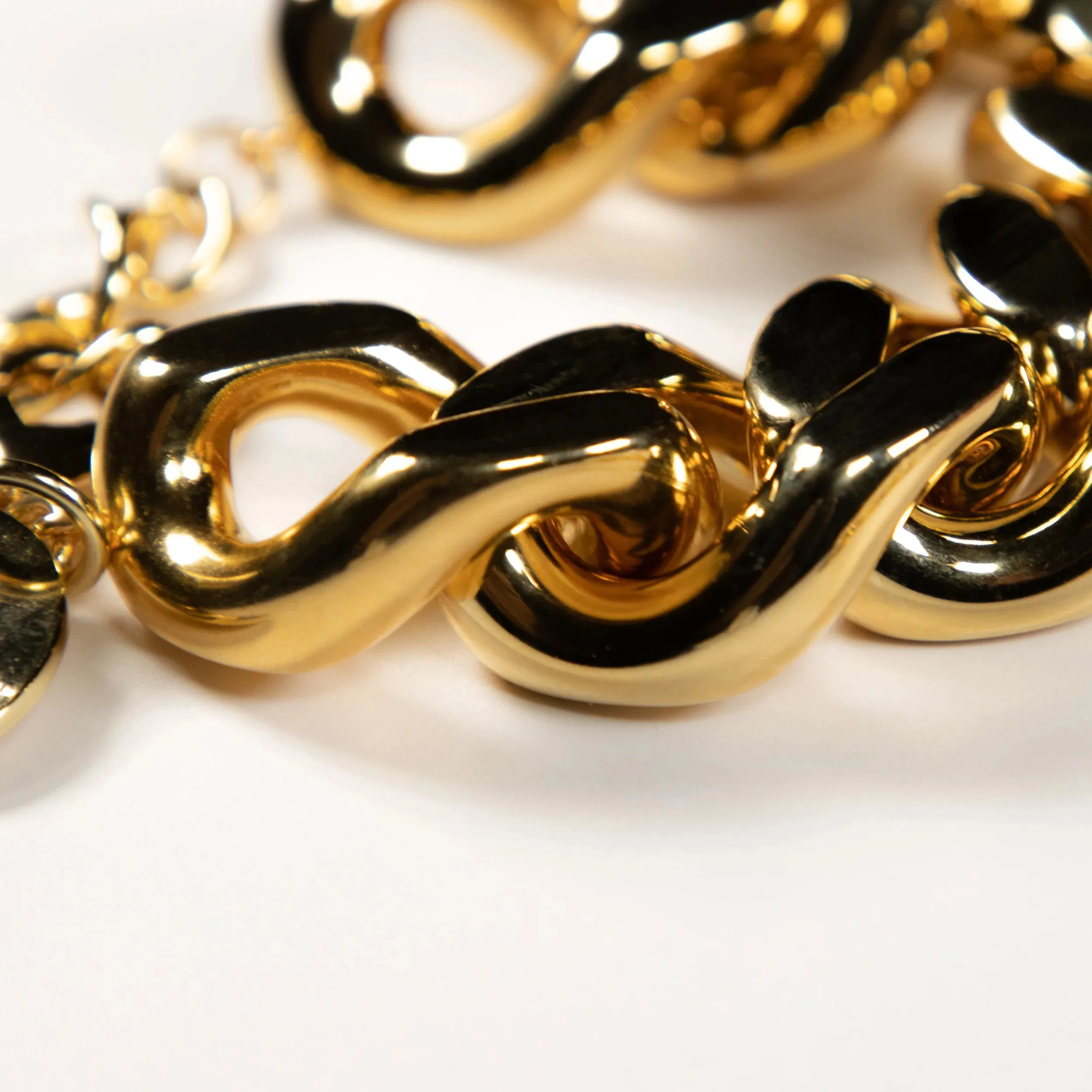 Vanessa Baroni - Mini Flat Chain Bracelet Gold