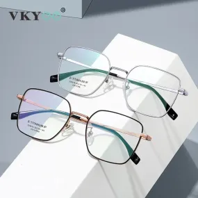 Vicky Unisex Full Rim Square Titanium Reading Glasses St6214