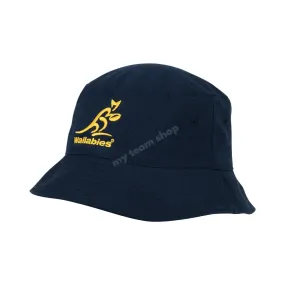 WALLABIES RUGBY NAVY TWILL BUCKET HAT