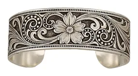Western Lace Whisper Garden Cuff Bracelet