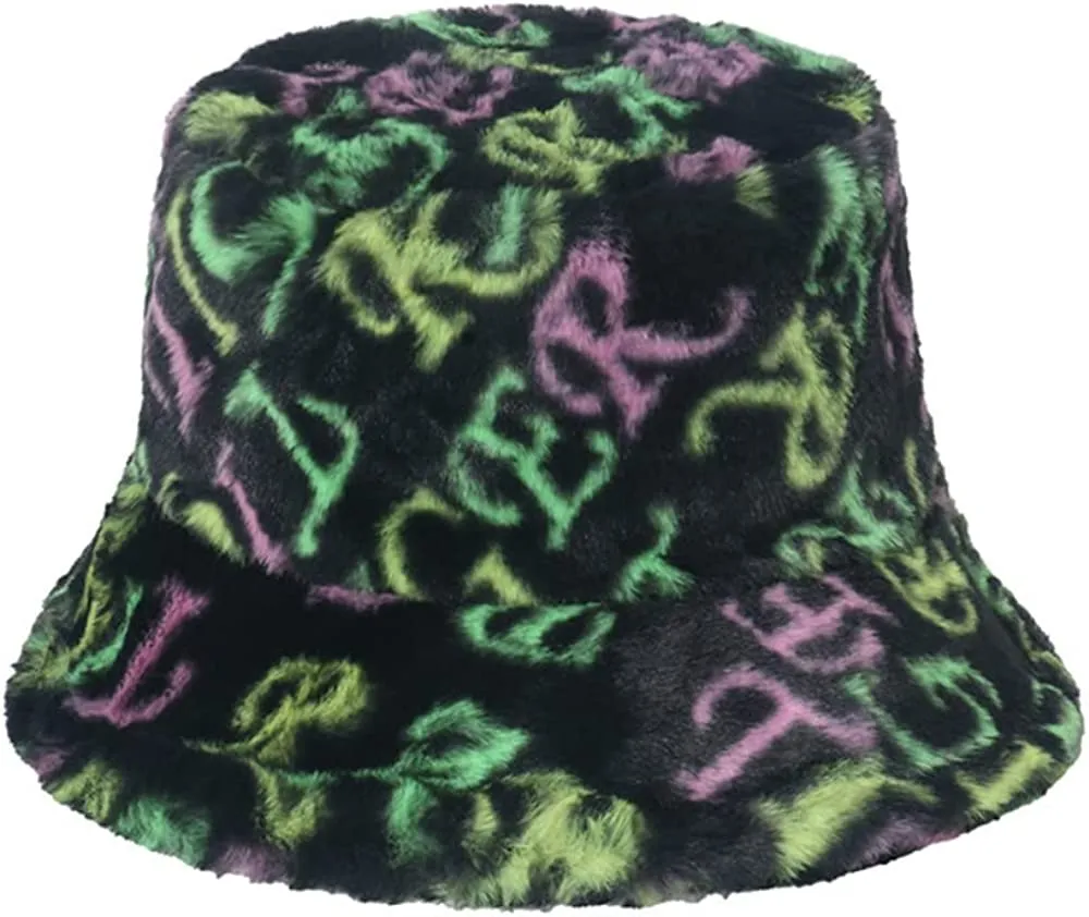 Winter Plush Fuzzy Bucket Hat