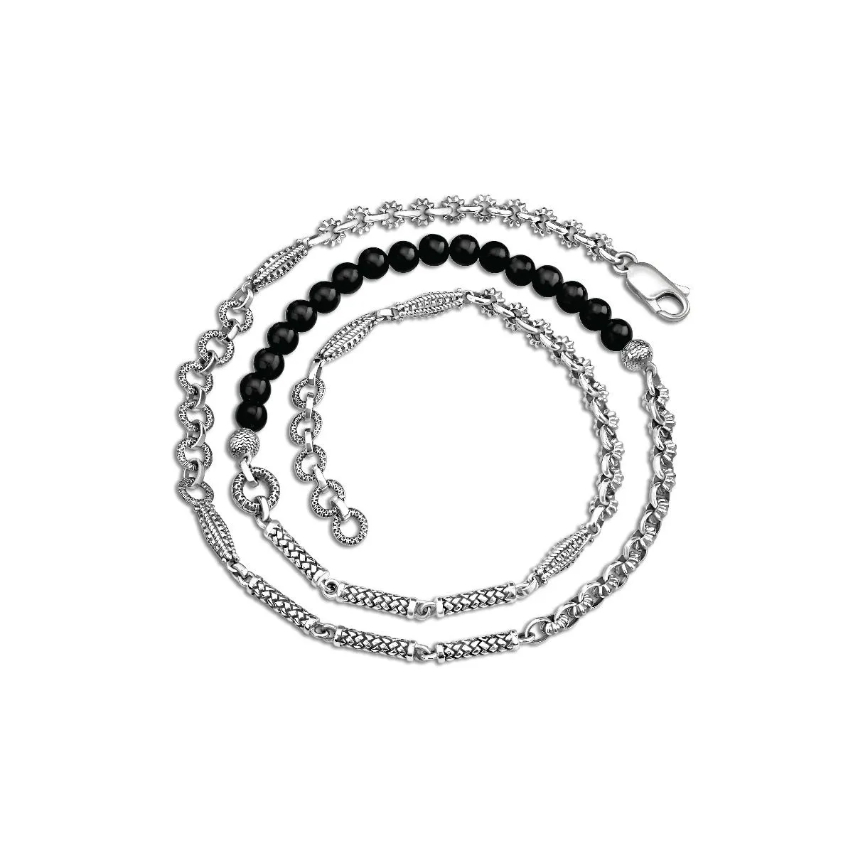 Wrap-around Beaded Bracelet for Him