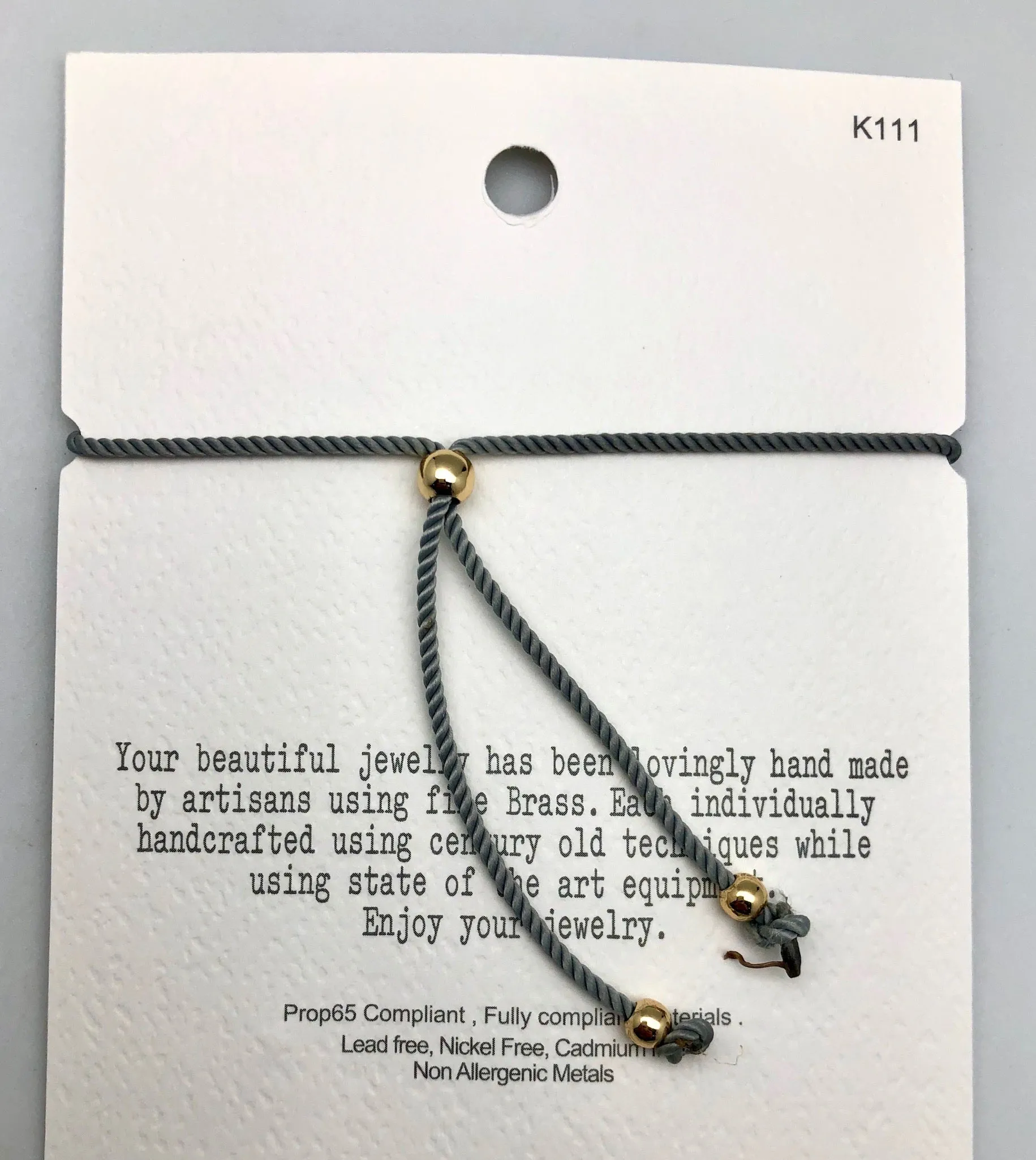 You Are Special One of a Kind Gold and Silver Bead Friendship Bracelet