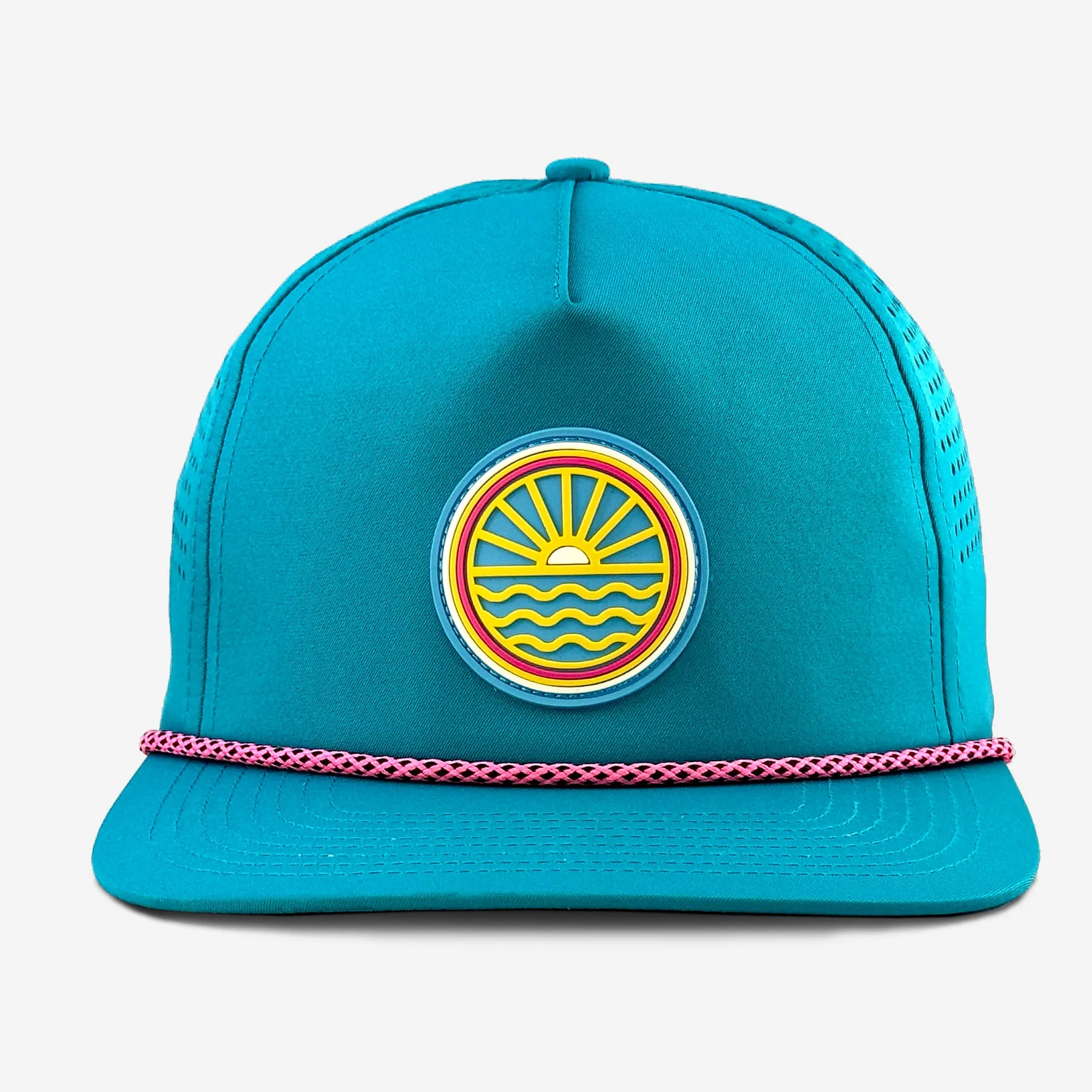 YOUTH 80s Sun Wave Waterproof Hat - Coral