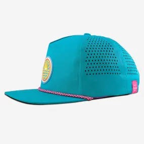 YOUTH 80s Sun Wave Waterproof Hat - Coral